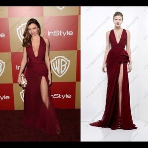 Burgundy Gown